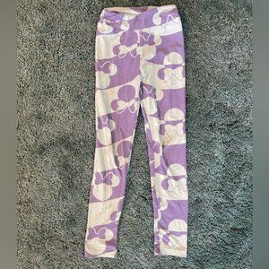 LuLaRoe L/XL Kids Minnie (Disney) Leggings [hole]